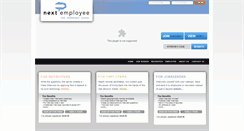 Desktop Screenshot of nextemployee.com